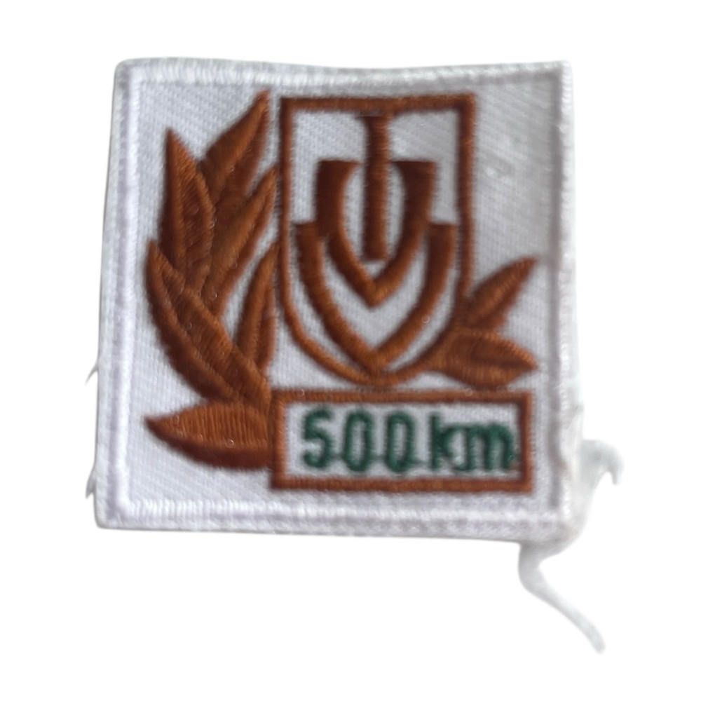 IVV Internationaler Volkssportverband Germany Square 500km Walking Club Patch